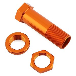 Traxxas Servo saver post/ adjuster nut/ locknut (orange-anodized 6061-T6 aluminum) (1 each) TRA9545T