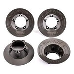 Traxxas Wheel covers gray (4) (fits #9572 wheels) TRA9569A