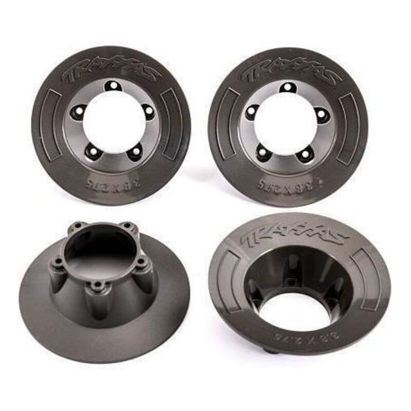 Traxxas Wheel covers gray (4) (fits #9572 wheels) TRA9569A