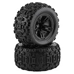 Durable, high-traction RC car tires for off-road racing and crawling enthusiasts.