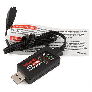 Traxxas Charger iD Balance USB (2-cell 7.4 volt LiPo with iD connector only)