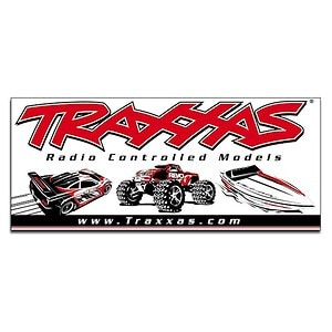 Traxxas racing banner red and black  (3x7 feet) TRA9909