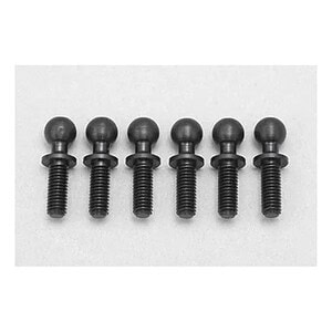 Yokomo Hex Hole Rod End 4.8mm Ball Stud Head (L Size / 15.0 mm) 6-Pack
