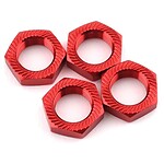 Arrma Aluminum Wheel Nut 17 mm Red (4) ARA310906