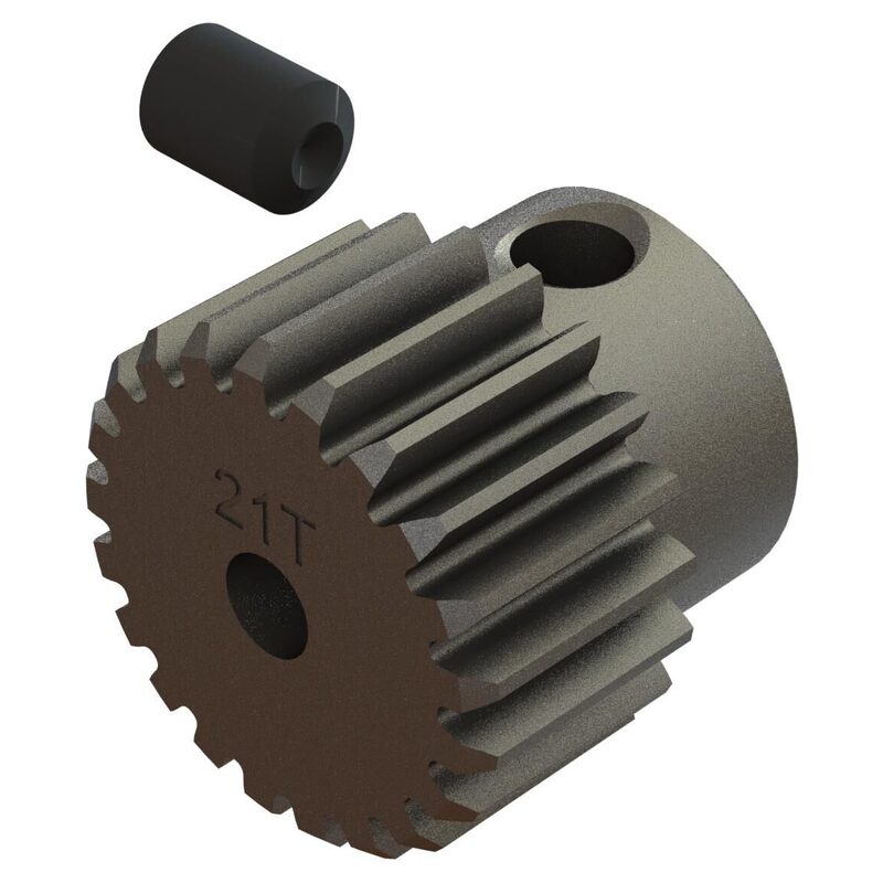 Arrma Pinion Gear 21T MOD 0 5 CNC 2 3 mm Bore ARA311207 - ara311207-jpg Arrma Pinion Gear 21T MOD 0 5 CNC 2 3 mm Bore ARA311207