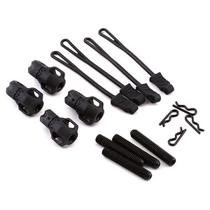Arrma Brace Rod Ends W/Pins And Retainers (4) ARA320477