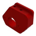 Arrma Sliding Motor Mount Plate 40 Series Red ARA320665