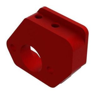 Arrma Sliding Motor Mount Plate 40 Series Red ARA320665