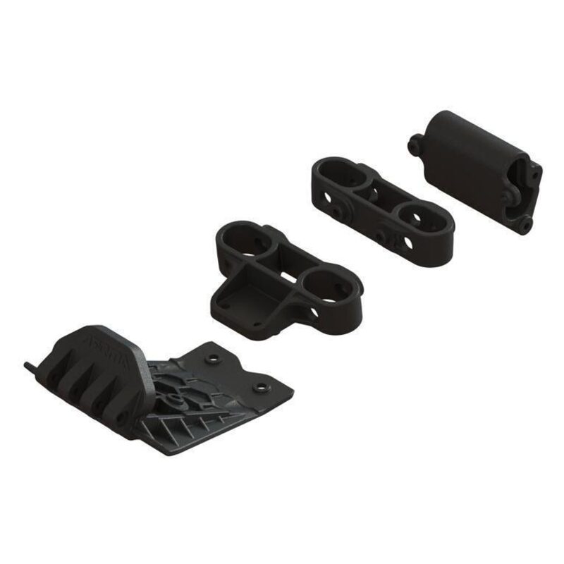Arrma Lower Skid And Bumper Mount Set ARA320670 - ara320670-jpg Arrma Lower Skid And Bumper Mount Set ARA320670