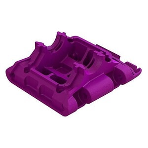 Arrma Rear Lower Skid/Gearbox Mount 1pc - Purple ARA320770
