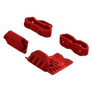 Arrma Lower Skid And Bumper Mount Set - Red ARA320777