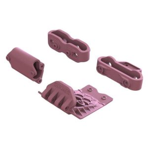 Arrma Lower Skid And Bumper Mount Set - Pink ARA320783