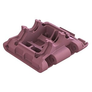 Arrma Rear Lower Skid/Gearbox Mount 1pc - Pink ARA320784