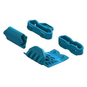 Arrma Lower Skid And Bumper Mount Set - Blue ARA320787