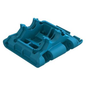 Arrma Rear Lower Skid/Gearbox Mount 1pc - Blue ARA320788
