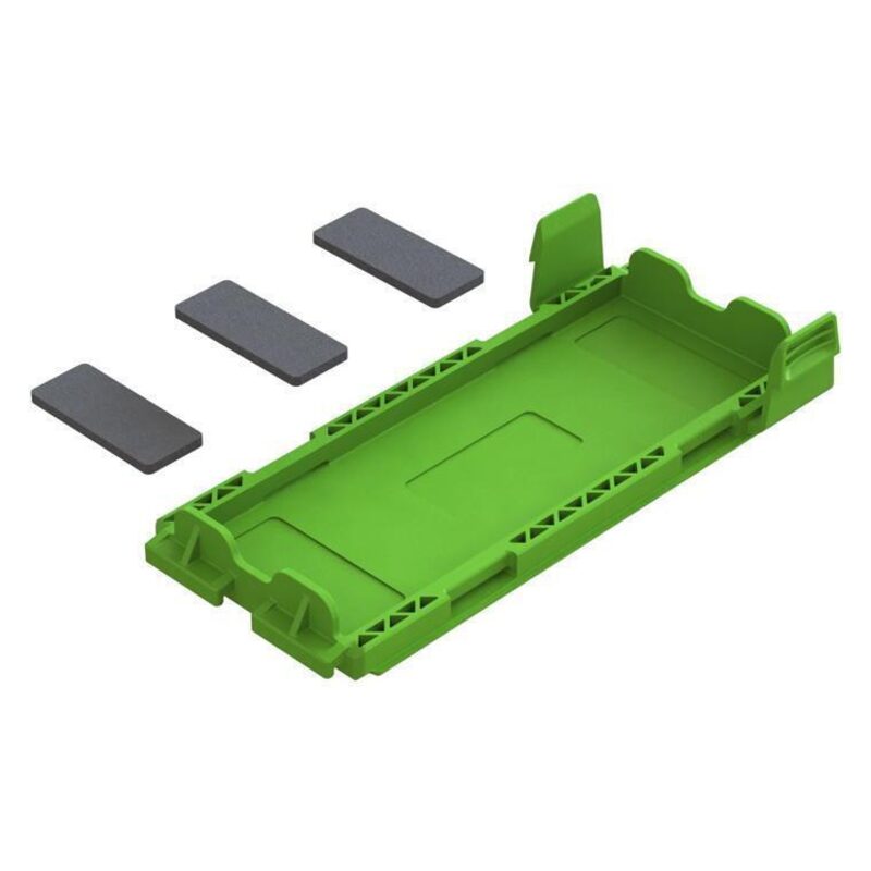 Arrma Battery Door Set - Green ARA320793 - ara320793-jpg Arrma Battery Door Set - Green ARA320793