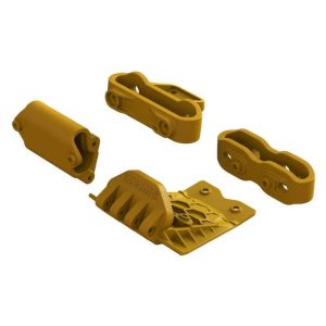 Arrma Lower Skid And Bumper Mount Set - Orange ARA320795