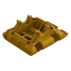 Arrma Rear Lower Skid/Gearbox Mount 1pc - Orange ARA320796