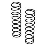High-quality black coil springs for RC car suspension, durable and reliable for off-road racing.