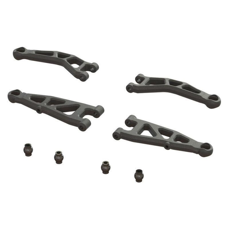 Arrma Front Suspension Arm Set A - GROM ARA330809 - ara330809-jpg Arrma Front Suspension Arm Set A - GROM ARA330809