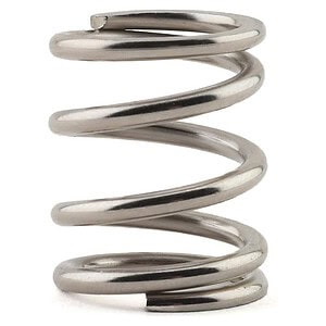 Durable metal RC car suspension spring.