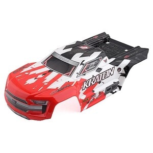 Arrma AR402215 Kraton 4x4 BLX Painted Decaled Body Red ARA402215
