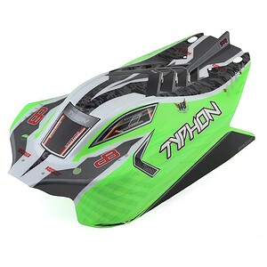 Arrma Typhon 4X4 Mega Body Painted Decal Tri mmed Green ARA402272