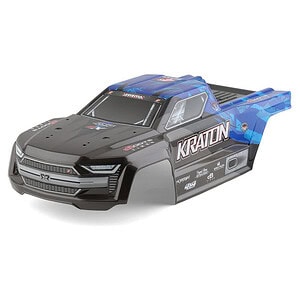 Arrma KRATON 4X4 4S BLX Finished Body Black/Blue ARA402329