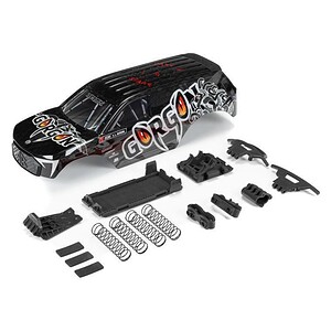 Arrma GORGON Painted Decaled Body Set T4 Gun metal ARA402353