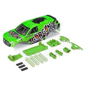 Arrma GORGON Painted Decaled Tri mmed Body Set Green ARA402356