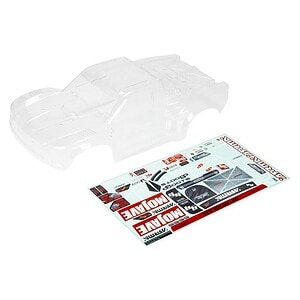 Arrma MOJAVE 4S Clear Tri mmed Body includes  Decals ARA406167