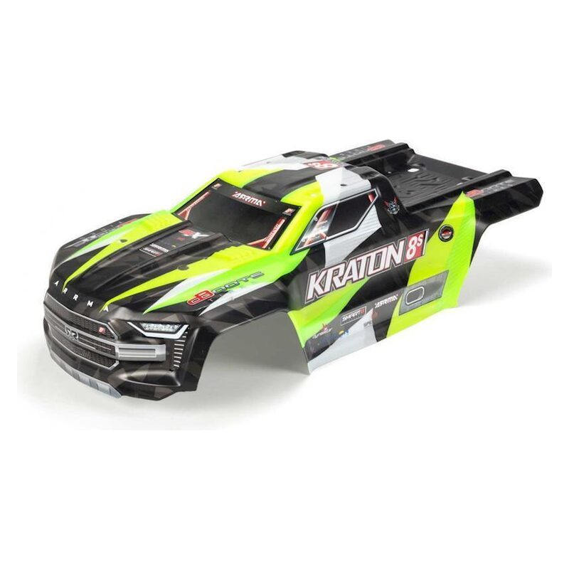 Arrma Kraton 8S Body Green ARA409001 - ara409001-jpg Arrma Kraton 8S Body Green ARA409001