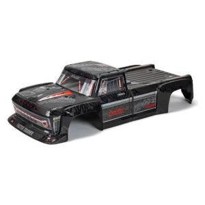 Arrma OUTCAST 8S Painted Decaled Tri mmed Body Black ARA409012