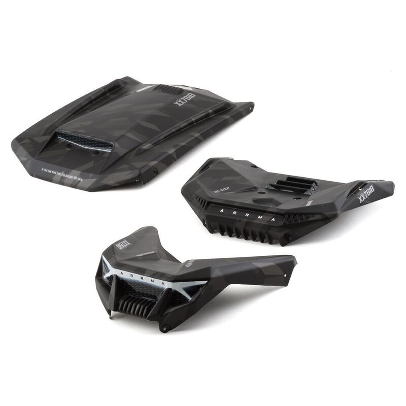 Arrma FIRETEAM Exterior Body Panels Painted Black Camo ARA411023 - ara411023-jpg Arrma FIRETEAM Exterior Body Panels Painted Black Camo ARA411023