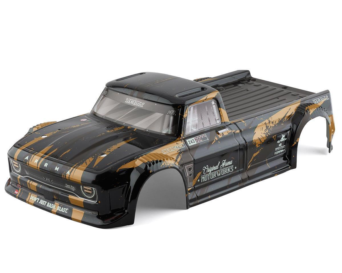 Arrma INFRACTION 4X4 3S BLX Finished Body Black/Gold ARA414007