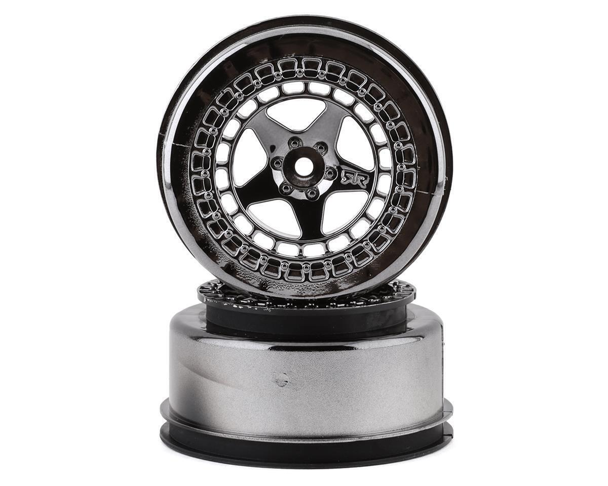 Arrma AR510098 SC 2 2/3 0 Wheel 14 mm Hex Blk Chrome(2) ARA510098