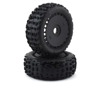 Arrma dBoots Katar B 6S Tire Set Black - Pair ARA550058