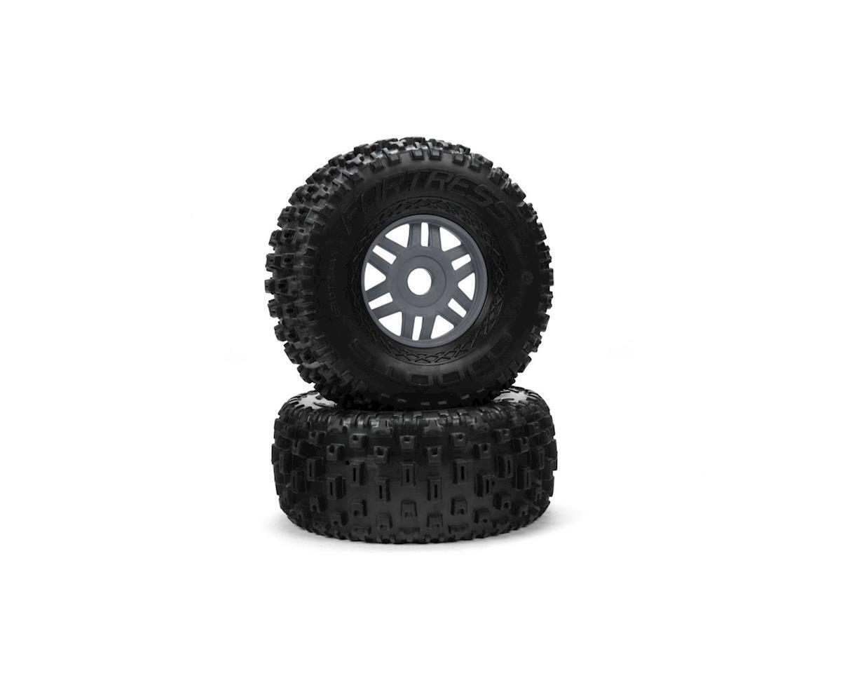 Arrma dBoots Fortress Tyre Set Glued Gun Metal (Pair) ARA550069