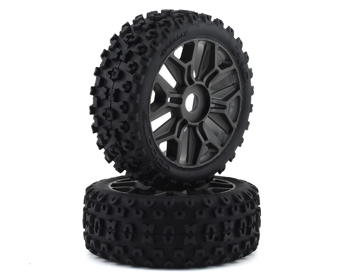 Arrma Dboots 2HO Tire Set Glued Gun Metal (2) ARA550088