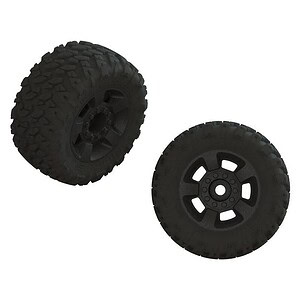 Arrma dBoots RAGNAROKTire Set Glued Black (1Pair) ARA550109