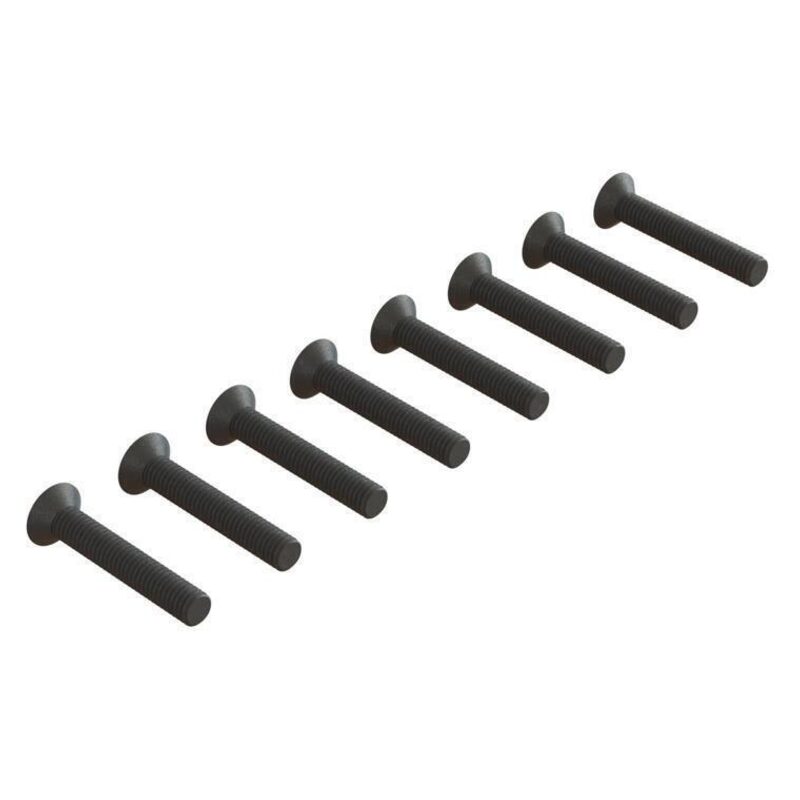 Arrma Flat Head Hex Machine Screw M3x18 mm (10) ARA722318