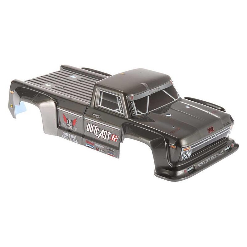 Arrma AR406097 Body Silver Outcast ARAC3313 - arac3313-jpg Arrma AR406097 Body Silver Outcast ARAC3313