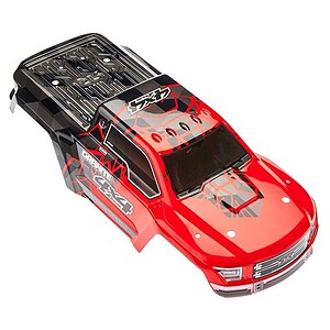 Arrma AR402256 Body Pntd Decal Trim Red GRANITE 4x4 MEGA ARAC3336