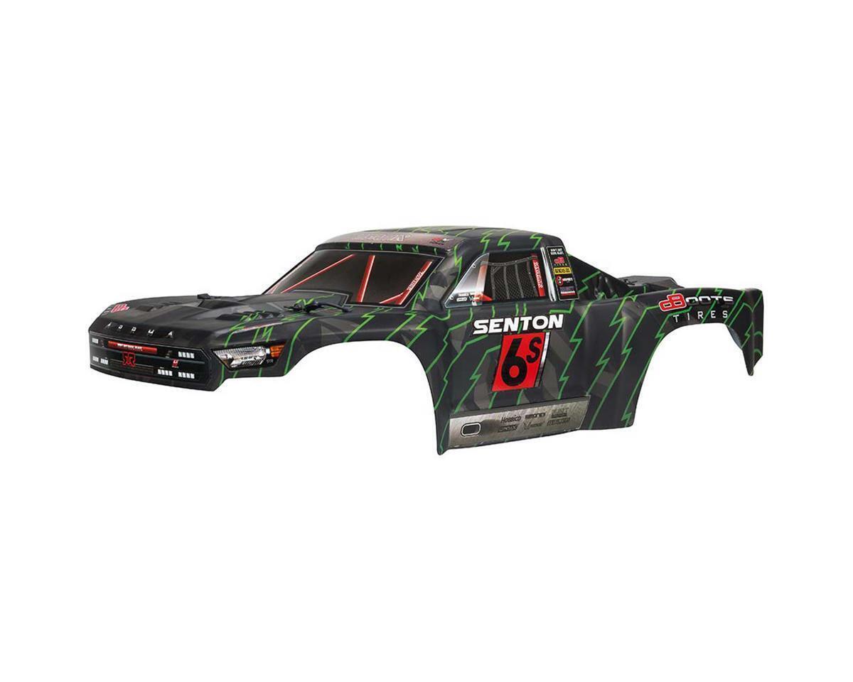 Arrma AR406144 SENTON 6S BLX Painted Body Black/Green ARAC3409 - arac3409-jpg Arrma AR406144 SENTON 6S BLX Painted Body Black/Green ARAC3409