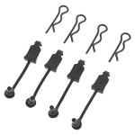 Arrma AR390178 Body Clip Retainer 1/8 Scale Black (4) ARAC3447
