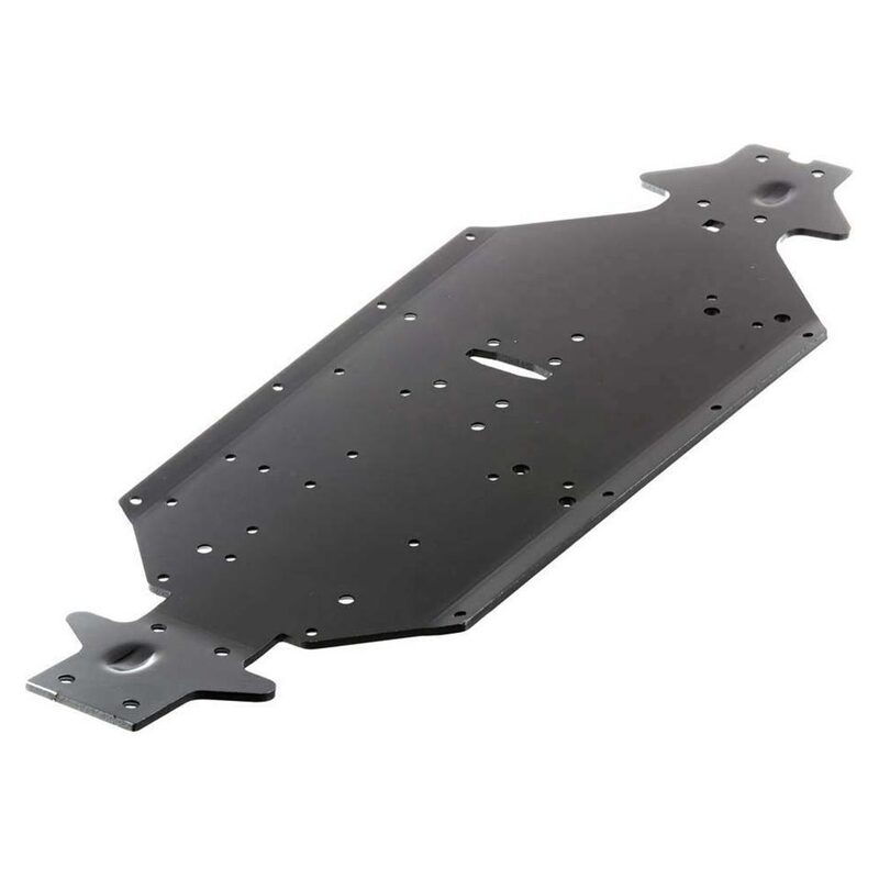 Arrma AR320188 Chassis Aluminum SWB Silver/Blue Typhon ARAC3741