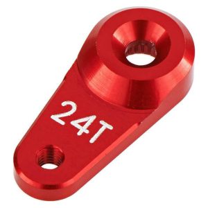 Arrma AR340103 Servo Horn Metal 24T Aluminum Red ARAC8870
