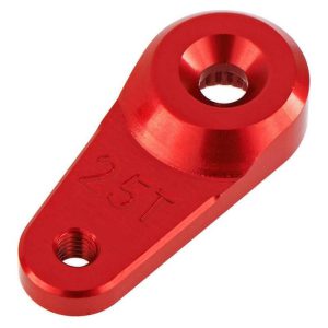 Arrma AR340102 Servo Horn Metal 25T Aluminum Red ARAC8871