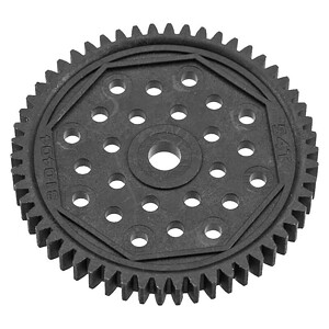 Black RC car gear, durable and lightweight, ideal for high-performance remote control vehicles.