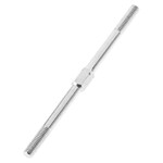 Durable metal drive shaft perfect for RC car upgrades and repairs.